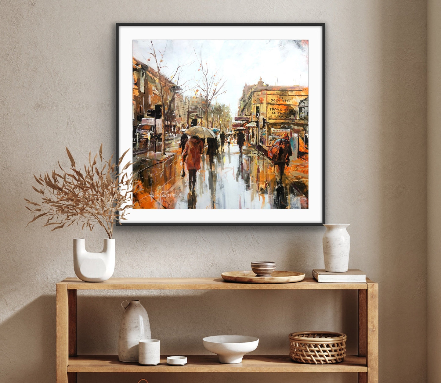 Melbourne in the Rain -  Ed. 3 of 50 - Limited Edition Print