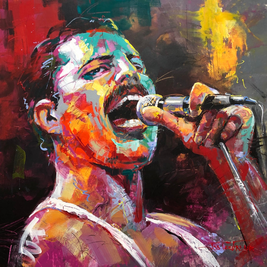 Freddy Mercury - Reproduction Canvas Print